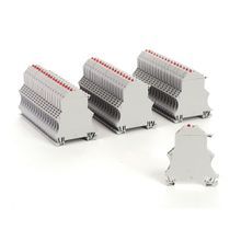 Rockwell Automation 1492-J IEC Terminal Block, One-Circuit Fuse Block (5 x 20 mm Fuses, Type J), 6 mm (# 22 AWG - # 10 AWG), With or Without Fuse Indication, Black with LED,