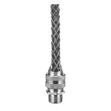Wiring Device-Kellems 07401032 Form 5 Liquidtight Standard Deluxe Cord Grip With Mesh, 1-1/2 in Trade, 1 Conductor, 1-1/4 to 1-3/8 in Cable Openings, Aluminum
