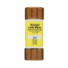 Bussmann Low-Peak™ LPJ-12SP Current Limiting Time Delay Fuse, 12 A, 600 VAC/300 VDC, 300/100 kA Interrupt, Class: J, Cylindrical Body