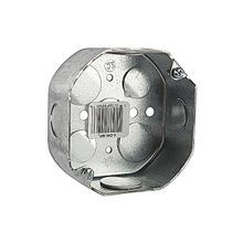 Steel City® 54151.5 Octagon Box, Steel, 15.8 cu-in Capacity, 1-1/2 in D Dimensions