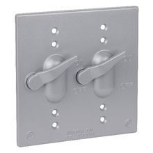 Red Dot® Dry-Tite® 2CCT Weatherproof Receptacle Cover, Die Cast Aluminum