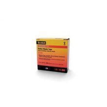 Scotch® 2228-1X10FT Premium Grade Self-Fusing Electrical Tape, 10 ft L x 1 in W x 65 mil THK, Rubber, Mastic Adhesive, Rubber Backing, Black