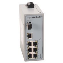 Rockwell Automation Stratix 2000 Unmanaged switch, 7 copper 10/100 ports, 1 Multimode 100 meg fiber port