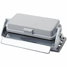 Pos-E-Kon® PB416 A Series Single Lever Locking Panel Base With Cover, Rear Entry Position, Standard Mounting, Die Cast Aluminum Alloy