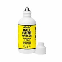 Markal® 084621 BALL PAINT MARKER® Liquid Paint Marker, 1/8 in Tip, Ball Tip, Steel, Yellow