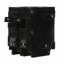 Siemens SpeedFax™ Q2100H Molded Case Circuit Breaker, 120/240 VAC, 100 A, 22 kA Interrupt, 2 Poles, Thermal Magnetic Trip
