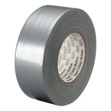 Scotch® 021200-85561 Heavy Duty Duct Tape, 54.8 mm L x 24 mm W x 9 mil THK, Rubber Adhesive, Polypropylene Film Backing, Silver