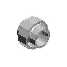 T&B® Industrial Fitting EXFU-5 Female to Female Three-Piece Union, 1-1/2 in, Aluminum, Aluminum Lacquered