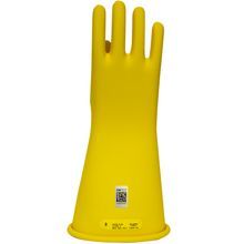 ArcGuard® GC2Y09 Voltage Gloves, SZ 9, Rubber, Yellow, ASTM Class: Class 2, 17000 VAC, 25500 VDC Max Use Voltage