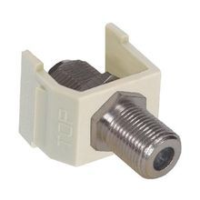PREMISE WIRING iSTATION™ SFFLAX Audio/Video Connector, Female to Female Connector, RG6/RG59 Coaxial Cable