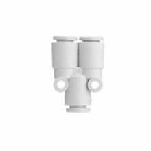 SMC® KQ2U04-00A One-Touch Y-Union, Tube, 4 mm, Polybutylene Terephthalate