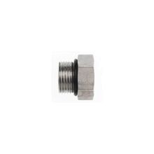 Brennan 6405-20-12-O 6405-0 Straight Adapter, 1-5/8-12 x 3/4-14 Nominal, MORB x NPTF End Style, Steel