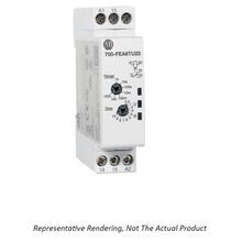 Rockwell Automation 700-FEY6QU23 700-FE Economy Timing Relay, Single-Function, Star-Delta, 2 N.O. with 1 Common, 0.15 s...10 min (4 settings), 24V...48V DC / 24...240V AC 50/60 Hz