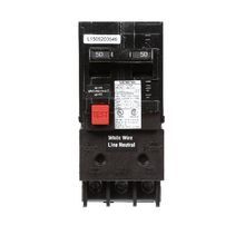 Siemens SpeedFax™ QE250 Ground Fault Circuit Breaker, 120/240 VAC, 50 A, 10 kA Interrupt, 2 Pole, Thermal Magnetic Trip