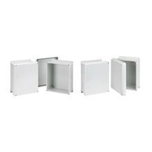 nVent HOFFMAN HJ1412WLG HJ Series Wall Mount Enclosure, 15.32 in L x 13.3 in W x 6.7 in D, NEMA 4X, Fiberglass