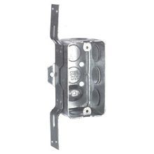 Steel City® 58361-V-1/2 Utility Box With Conduit Knockout, Steel, 13 cu-in Capacity, 1 Gang, 1 Outlet, 7 Knockouts