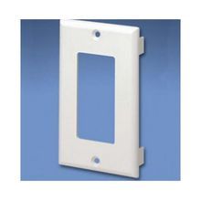 Panduit® Pan-Way® T70PGSIW 1-Gang 2-Port Rectangular GFCI Faceplate With (2) Mounting Screws, For Use With: Panduit® Surface Runway Routing Systems, PVC, Office White