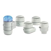 Federal Signal SLMBT-120-240GY Modular Base, For Use With: SLM700 120 to 240 VAC StreamLine® Modular Electronic Sounder, Polycarbonate, Gray