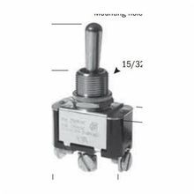 SELECTA® SS206B-BG Heavy Duty Toggle Switch, 125 VAC, 15 A, 3/4 hp Power, SPDT Contact Configuration