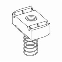 B-Line N228ZN Spring Nut, 3/8-16 Thread, Specifications: 3/8 in THK, For Use With: B22, B24, B26, B32 Series Channels, Steel