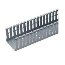 Panduit® F3X2LG6 Type F Slotted Wall Wiring Duct, 0.2 in Slot, Narrow Finger Slot, 3 in W x 2 in D, PVC