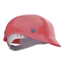 North® BC86150000 Bump Cap, Red, HDPE, 4-Point Pinlock Suspension