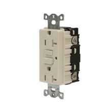 Wiring Device-Kellems GFTR15LA Standard Tamper-Resistant GFCI Receptacle, 125 VAC, 15 A, 2 Pole, 3 Wires, Light Almond