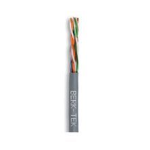 Berk-Tek® HyperPlus 10032510 Cat 5e CMR UTP Cable, (4-Pair) 24 AWG Bare Copper Conductor, 1000 ft L