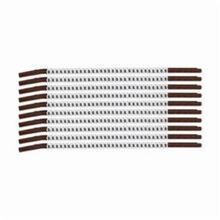 Brady® SCN15-9 Clip Sleeve™ Pre-Printed Wire Marking Sleeve, 0.154 to 0.177 in Wire, Nylon, 9 Legend