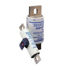 Ferraz Shawmut Amp-Trap® A70QS125-4K High Speed North American Style Semiconductor Fuse, 125 A, 700 VAC/VDC, 100/200 kA Interrupt, Class: Form 101, Cylindrical/Round Body