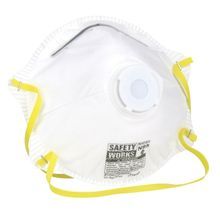 PIP® Safety Works® 10102483 N95 Cone Style Harmful Dust Disposable Respirator With Exhalation Valve, Universal