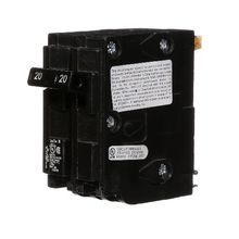 Siemens D220 Type QD Low Voltage Circuit Breaker, 120/240 VAC, 20 A, 10 kA, 2 Poles