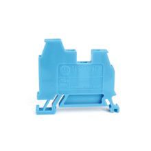 Rockwell Automation 1492-W IEC Terminal Block, Space-Saver Feed-Through Blocks, 4 mm (# 22 AWG - # 10 AWG) or 2.5 mm (# 22 AWG - # 12 AWG), Single-circuit terminal block, Blue,