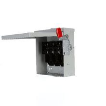 Siemens SpeedFax™ GNF321R Enclosed Non-Fusible General Duty Low Voltage Safety Switch, 240 VAC, 250 VDC, 30 A, 3 hp, 5 hp, TPST Contact Form, 3 Pole