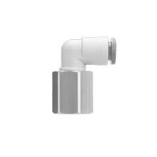 SMC® KQ2LF07-34A 90 deg Elbow, Elbow, 1/4 x 1/8 in, Tube x FNPT End Style, PBT/PP, Import Domestic/Import