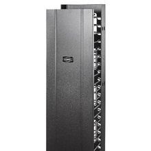 PREMISE WIRING VM613 M Series Rack Mount Standard Vertical Cable Manager, 84 in H x 6 in W x 13 in D, Steel, Black