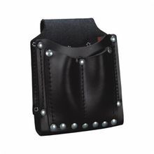 Klein® 5145 Multi-Pocket Utility Pouch, Leather, Black