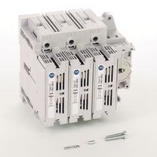 Allen-Bradley 194R-C30-1753S-PBS1 194R Disconnect Switch, UL Class CC  CSA HRCI MIS,  30 A, Kitted, 3 Poles, Fuse Status Indication, Standard Pistol Black Handle, S1 Shaft 12in, No Other Accessories, Unit Package