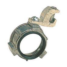 Steel City® BG204 Threaded Ground Bushing With Aluminum Lay-In Lug, 1-1/4 in Trade, 8 AWG Minimum Wire, 1/0 AWG Maximum Wire, Die Cast Zinc