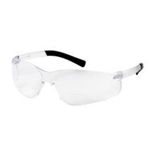 Bouton® 250-26-0020 Zenon Z13R™ Bi-Focal Lens Flat Top Single Safety Reading Eyewear, 2 Diopter, Clear Lens, Clear Frame, Polycarbonate/PVC Frame, Polycarbonate Lens, 99.9% UVA/UVB UV Protection, Specifications Met: ANSI Z87.1+/Z87.1-2015, CSA Z94.3