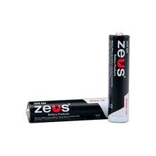 Zeus® ZEUS AAA Non-Rechargeable Alkaline Battery, Zinc/Potassium Hydroxide/Hydrogen/Manganese Dioxide Chemical System, 1.5 VDC Nominal, 1320 mAh Nominal