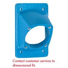 MELTRIC 791M3FS 30 deg Size 1 Angle Adapter, Blue