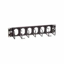 PREMISE WIRING NEXTFRAME® HC219ME3N Horizontal Cable Management With Wire Saddles, 3-1/2 in L x 19 in W, 2 Rack Unit, Steel