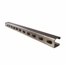 Calbrite™ S45810ST58 Slotted Strut Channel, Channels: 60 Slots, 1-5/8 x 1-5/8 in Slot, 2 in Slot Spacing, 12 ga Thickness, 10 ft L