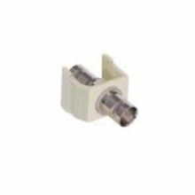 Hubbell® SFBOW Snap-Fit BNC Connector, Plastic, White