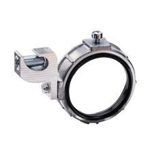 Bridgeport® 385-DC Threaded Ground Bushing With Aluminum Alloy Lug, 1-1/2 in Trade, 14 AWG Minimum Wire, 1/0 AWG Maximum Wire, 1-9/16 in Dia, Die Cast Zinc