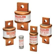 Ferraz Shawmut Amp-Trap® A6T60 Current Limiting Low Voltage Fast Acting Fuse, 60 A, 600 VAC/300 VDC, 200/100 kA Interrupt, Class: T, Cylindrical Body