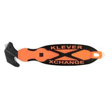 KLEVER INNOVATIONS KCJ-XC-65G High Quality Safety Cutter, 1.75 in W Single Blade, Locking Tab, Carbon Steel Blade, 1 Blades Included, 7 in OAL