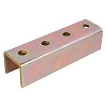 Superstrut® A208 U-Shaped Support, 4 Holes, 7-1/4 in L x 1-5/8 in W, For Use With A Series Channel, Steel