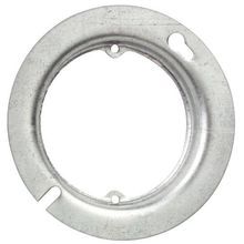 Steel City® 54-C-3 Blank Round Box Cover, 4 in Dia, Steel